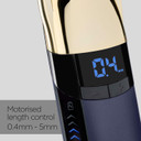 BaByliss Super X-Metal Stubble and Beard Trimmer, Ultra Precision, 24 Length Settings, Cordless and Waterproof, Gifts for Men, Gold/Blue, S992U