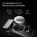 Braun Beard Trimmer Series 9, +14 Barbering Tools, Power Boost & Lifetime Sharp ProBlade, 180 Min, with Fade, 52 Lengths, PrecisionWheel & Lock, Waterproof, BT9565, Titanium