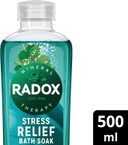 Radox Mineral Therapy Stress Relief Bath Soak uniquely blended with minerals, herbs, rosemary & eucalyptus for a soothing bubble bath 500 ml