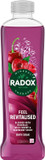 Radox Mineral Therapy Feel Revitalised Bath Soak uniquely blended with minerals, herbs and a wild cherry & raspberry scent for a soothing bubble bath 500 ml