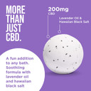 CBDfx Bath Bomb 200mg High Strength Soothing Lavender Hawaiian Black Salt Vegan Cruelty-Free Single Bath Bomb CBDfx Bath Bomb 200mg High Strength Soothing Lavender Hawaiian Black Salt Vegan Cruelty-Free Single Bath Bomb