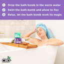 CBDfx Bath Bomb 200mg High Strength Soothing Lavender Hawaiian Black Salt Vegan Cruelty-Free Single Bath Bomb CBDfx Bath Bomb 200mg High Strength Soothing Lavender Hawaiian Black Salt Vegan Cruelty-Free Single Bath Bomb
