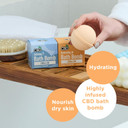 CBDfx 200mg CBD High Strength Hydrating CBD Oil Bath Bomb with Mango & Shea Butter Vegan, Cruelty-Free, Single Bath Bomb CBDfx 200mg CBD High Strength Hydrating CBD Oil Bath Bomb with Mango & Shea Butter Vegan, Cruelty-Free, Single Bath Bomb