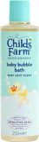 Childs Farm Baby Bedtime Bubble Bath, Baby Soft Scent | Gently Cleanses & Soothes | Suitable for Newborns, Kids & Adults with Sensitive & Dry Skin, 250ml (Pack of 2)