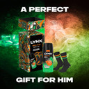 Lynx Jungle Fresh deodorant Gift Set body spray + socks perfect gifts for him 1 piece Lynx Jungle Fresh deodorant Gift Set body spray + socks perfect gifts for him 1 piece