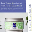 Absolute Aromas Lavender Infused Epsom Bath Salts 1kg - Magnesium Sulphate - Relaxing Salts for The Bath - Soak and Relax Muscles and Feet