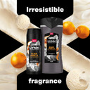 LYNX Fine Fragrance Collection Black Vanilla Duo Deodorant Gift Set Body Wash & Body Spray perfect gifts for him 2 piece