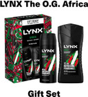 Lynx THE O.G. Africa Duo 48Hrs Odour Protection Body Spray 150 ml and 12Hrs Refreshing Fragrance Body Wash 225 ml 2 Pieces Ready to Wrap Gift Set for Him,2pk Lynx THE O.G. Africa Duo 48Hrs Odour Protection Body Spray 150 ml and 12Hrs Refreshing Fragrance Body Wash 225 ml 2 Pieces Ready to Wrap Gift Set for Him,2pk