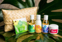 Holy Lama Naturals Ayurvedic Travel Toiletries Gift Set Vegan Beauty Products, Shower Gel, Shampoo, Condioner, Body Lotion