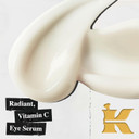Kiehl's Powerful-Strength Line-Reducing & Dark Circle-Diminishing Vitamin C Eye Serum, for Fine Lines, with Hyaluronic Acid & Tri-Peptide, 15Ml