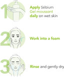 Bioderma Sébium Purifying Foaming Gel - Gentle Cleanser for Combination, Oily & Acne Prone Skin, Remove Impurities, Purify Skin & Control Shine (Soap Free), 200ML