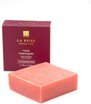 Dr Botanicals La Rose Française Facial Cleansing Bar | Luxurious Skincare Energizing Exfoliation for Fresh, Hydrated Skin | Gentle Exfoliation Reveals Smooth Skin (Pack of 1 (100g x 1))
