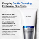 ANUA Hydrating Gentle Foaming Cleanser, Hyaluronic Acid, Glycerin, Zinc PCA, Panthenol, Korean Face Wash for Dry Skin, for Double Cleansing, Korean Skincare, 150ml/5.07fl oz