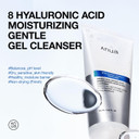 ANUA Moisturizing Gentle Gel Cleanser, Hyaluronic Acid, Squalane, Ceramide, Foaming Facial Korean Cleanser, pH Balance, Daily Hydrating Face Wash, 150ml/5.07fl oz