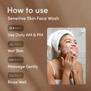 Urban Veda Soothing Facial Wash |Daily Simple Face Wash |For Dry, Mature, Sensitive & Inflamed skin| Contains Sandalwood & Rose Water| Sensitive Face Wash for Women & Men |Soothing and Calming |150 ML