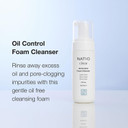 Natio Australia Clear Oil Control Foam Cleanser, 150 ml - Acne Face Wash - Face Cleanser with Tea Tree, Witch Hazel - For Oily, Acne Prone Skin Natio Australia Clear Oil Control Foam Cleanser, 150 ml - Acne Face Wash - Face Cleanser with Tea Tree, Witch Hazel - For Oily, Acne Prone Skin