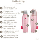 GESKE x Hello Kitty SmartAppGuided MicroCurrent Skin Scrubber & Blackhead Remover | 9 in 1 | Skincare tool | Pores cleaner | Anti-aging & cleansing | Professional face lift | Blackheads removal