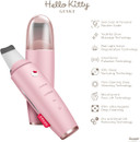 GESKE x Hello Kitty SmartAppGuided MicroCurrent Skin Scrubber & Blackhead Remover | 9 in 1 | Skincare tool | Pores cleaner | Anti-aging & cleansing | Professional face lift | Blackheads removal