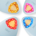 Silk'n Facial Cleansing Brush I Bright Lux I Skincare for Balanced Skin I 4-in-1 Face Brush with Infrared Technology, Blue