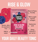 Hunter & Gather Rise & Glow Collagen Daily Beauty Tonic 300g - Mixed Berry - Wild Caught Marine Collagen - Real Food Ingredients with Hyaluronic Acid - Keto, No Added Sweeteners - Just Add Water