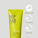 Nip+Fab Teen Skin Fix Pore Blaster Scrub, 75 ml - Dual Exfoliation & Purification with BHA Salicylic Acid