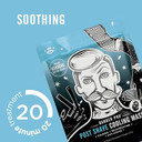 BARBER PRO POST SHAVE Mens Face Mask Cooling Anti-Aging Collagen Aloe Vera Tea Tree & Charcoal Natural Soothing Skincare For Men Reduces Redness & Irritation Vegan Multi Award Winning Brand
