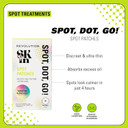 Revolution Skin, Spot, Dot, Go! Salicylic Acid Spot Patches, Discreet Pimple Patches With Salicylic Acid & Tea Tree, Vegan & Cruelty-Free, 60 Patches Per Box