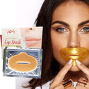Gold Lip Mask x5  Collagen, Hyaluronic Acid, Plumping, Hydrating, Anti-Ageing, Moisturising, Soothing, Fuller Lips, Dry Lip Repair, Anti-Wrinkle, Crystal Gel Lip Treatment