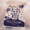 BARBER PRO Mens Face Mask Self Foaming Deep Cleanse Sheet Activated Charcoal Firming Purifying Clarifying Pores Tackles Blackheads Natural Vegan Skincare Multi Award Winning Brand