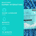 BEAUTYPRO SUPER HYDRATING Face Mask Hyaluronic Acid Bamboo Sheet Natural Moisturising Korean Skincare Brightens Tones Nourishes Combats Dry skin Multi Award Winning Brand