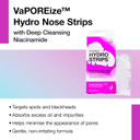Carbon Theory VaPOREize Nose Pore Strips with Niacinamide - 8 x Hydrocolloid Nose Strips - Spot Patches - Pore Minimizer & Blackhead Remover - Vegan Spot Treatment