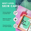 Dots for Spots Oval Pimple Patch with Micro Darts - Pack of 9 Translucent Acne Spot Treatment Stickers Infused With Niacinamide & Salicylic Acid - Fast-Acting, Vegan & Cruelty Free Skin Care