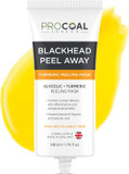 Blackhead Remover Mask, Glycolic, Turmeric Peel Off Face Masks by Procoal  Fights Blackheads, Pollutants & Free Radicals, Not Suitable for Sensitive Skin, 100% Recyclable Tube, Made in UK