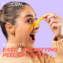 Blackhead Remover Mask, Glycolic, Turmeric Peel Off Face Masks by Procoal  Fights Blackheads, Pollutants & Free Radicals, Not Suitable for Sensitive Skin, 100% Recyclable Tube, Made in UK