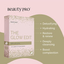 BEAUTYPRO THE GLOW EDIT Spa at Home 3-in-1 Pamper Set 2 Face Masks Detoxify & Hydrate Under Eye Patches for Tired Eyes Dark Circles & Wrinkles Natural Ingredients Multi Award Winning Brand