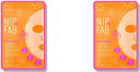 Nip + Fab Vitamin C Fix Sheet Mask for Face with Coconut Water, Citrus Fruit Extract, Hydrating Antioxidant Facial Mask for Skin Brightening and Toning, 24ml (Pack of 2)