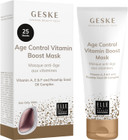 GESKE Age Control Vitamin Boost Mask | Use with our Sonic Warm & Cool Mask | Face Mask with Vitamin A, E & F and Rosehip Seed Oil Complex | Enriching Formula | For Normal Skin | Vegan & Cruelty-free