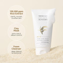 THANKYOU FARMER Rice Pure Clay Mask To Foam Cleanser 5.27 Fl Oz (150ml) - Korean Clay Mask | Foaming Facial Cleanser | Rice Mask Korean | Foam Cleanser | Cleanser Mask | Foaming Cleanser