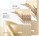 ANUA Rice 70 Glow Collagen Mask, Overnight Face Mask for Glass Skin, Ceramide, Collagen Facial Mask, Skin Moisture Barrier, Tightening Care, Natural Color, Korean Skin Care, 38g/4ea