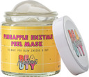 Mallows Beauty - Pineapple Enzyme Peel Mask, 100ml - Brightening & Exfoliating Face Mask with Vitamins A & C - Helps Reduce Blemishes, Blackheads & Acne Scarring - Vegan, Handmade in the UK