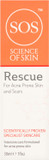 Science of Skin Rescue No. One Acne/Rosacea Scar Cream - Acne Scar Treatment For The Face - Vegan/Cruelty Free Acne Scar, Spot Cream for Treatment, Healing while Reducing Redness