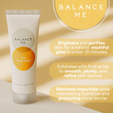 Balance Me AHA Glow Face Mask 50ml, With Glycolic Acid, Brightening & Purifying Clay Mask, Triple-Action Exfoliation, Anti-Aging, Radiant Skin
