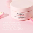 Natio Australia Rosewater Hydration Moisture Gel Sleeping Mask, 100 g - Nighttime Rosewater Face Cream - Face Moisturiser for Overnight Hydration Natio Australia Rosewater Hydration Moisture Gel Sleeping Mask, 100 g - Nighttime Rosewater Face Cream - Face Moisturiser for Overnight Hydration