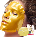 50 x Infinitive Beauty 24K Gold Collagen Crystal Face Mask  Anti-Aging Gel Sheet Mask for Wrinkles, Hydration, and Skin Firming, 10-Pack, Professional Facial Skincare Treatment