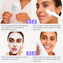 Wonderskin 8 Minute Mask, Hydrating and Anti Aging Face Mask Packed with Vitamin C and Niacinamide, Moisturizing Face Masks Pack of 8