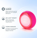 Foreo Ufo Mini 2 Full Facial Led Mask Treatment, Red Light Therapy, Face Masks Beauty Treatment, Korean Skincare, Thermotherapy & Face Massager, Moisturiser, Increased Skin Care Absorption, Fuchsia