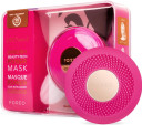 Foreo Ufo Mini 2 Full Facial Led Mask Treatment, Red Light Therapy, Face Masks Beauty Treatment, Korean Skincare, Thermotherapy & Face Massager, Moisturiser, Increased Skin Care Absorption, Pearl Pink