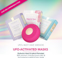 Foreo Ufo Mini 2 Full Facial Led Mask Treatment, Red Light Therapy, Face Masks Beauty Treatment, Korean Skincare, Thermotherapy & Face Massager, Moisturiser, Increased Skin Care Absorption, Pearl Pink