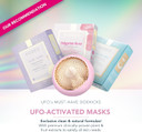 FOREO UFO 3-5-in-1 Full Facial LED Mask Treatment - Deep Moisturiser - Anti Aging Face Mask Beauty - Thermotherapy - Cryotherapy - Face Massager - Pearl Pink