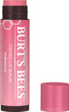 Burt's Bees Tinted Lip Balm Hibiscus, Moisturising Lip Tint With Shea Butter, 100% Natural Origin, 4.25g